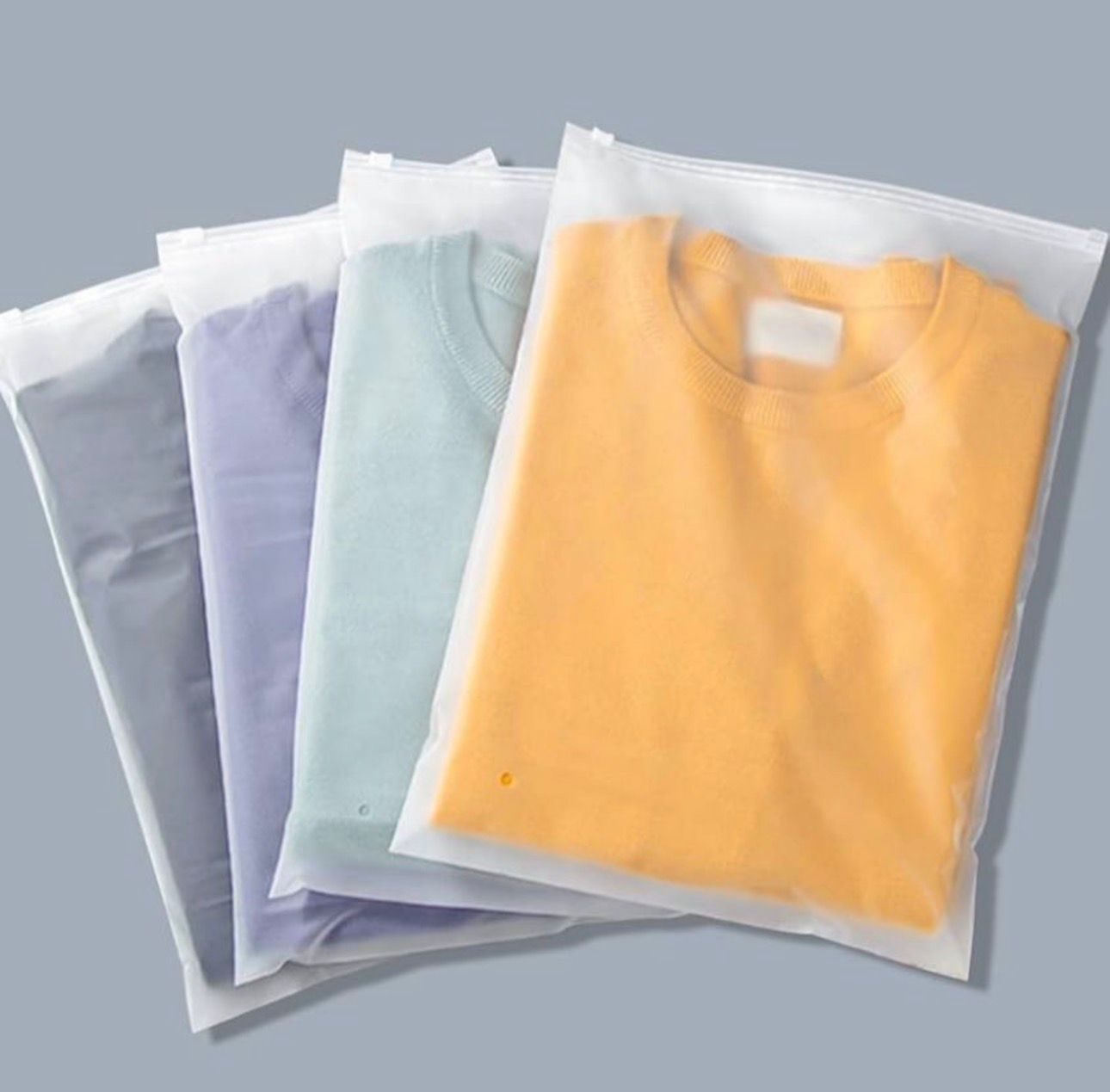 Bolsas de vinilo ziplock.