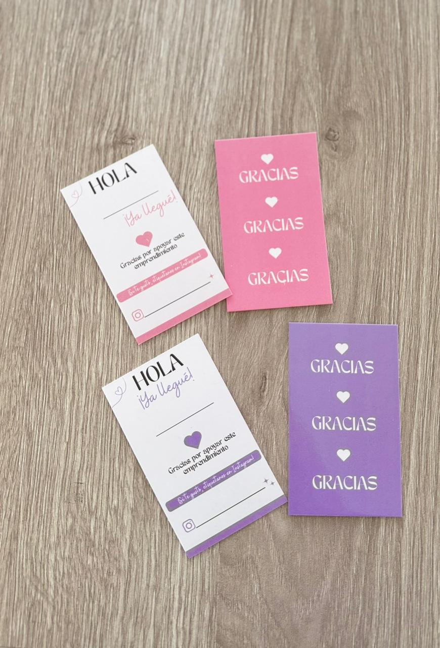 Tarjetas genéricas sin logo